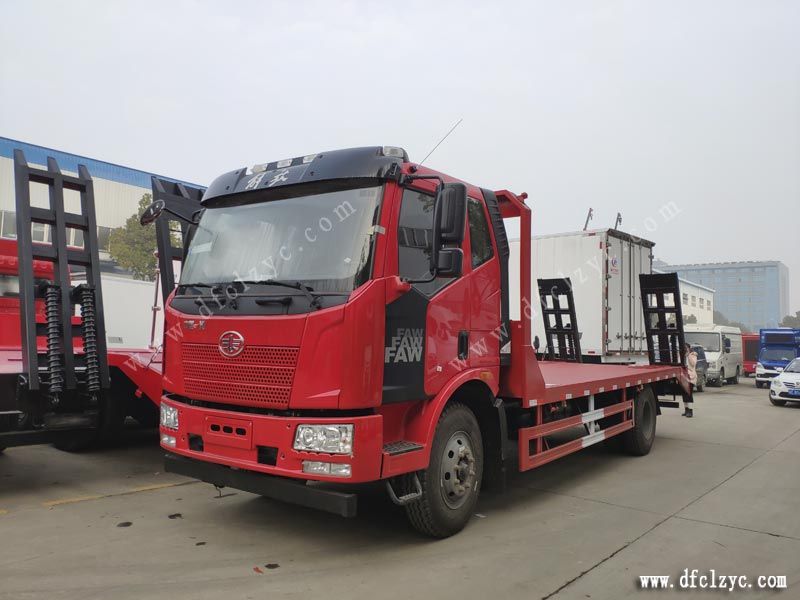 湖北程力解放J6單橋平板運輸車 湖北程力解放J6單橋平板運輸車