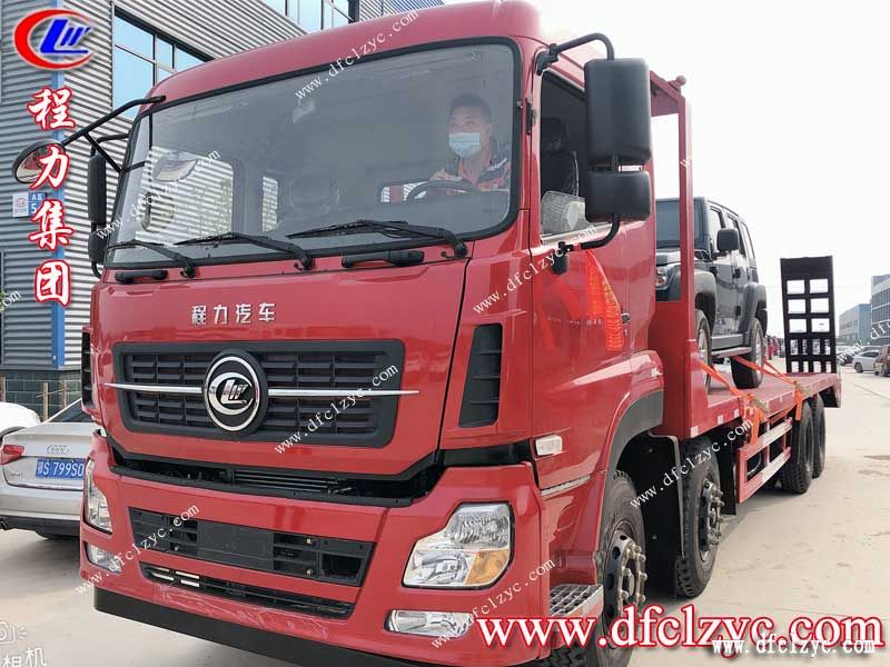 程力牌前四后八平板車右側(cè)