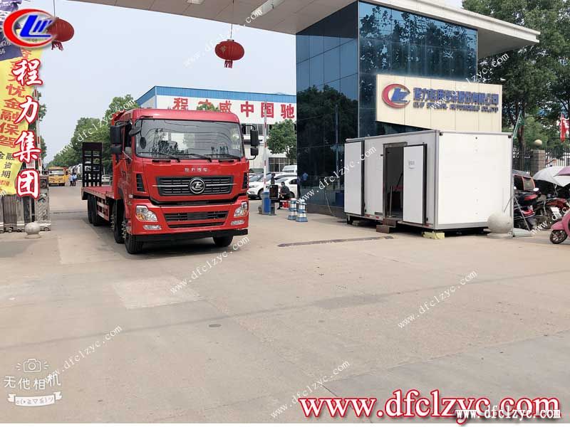 程力牌前四后八平板車出廠