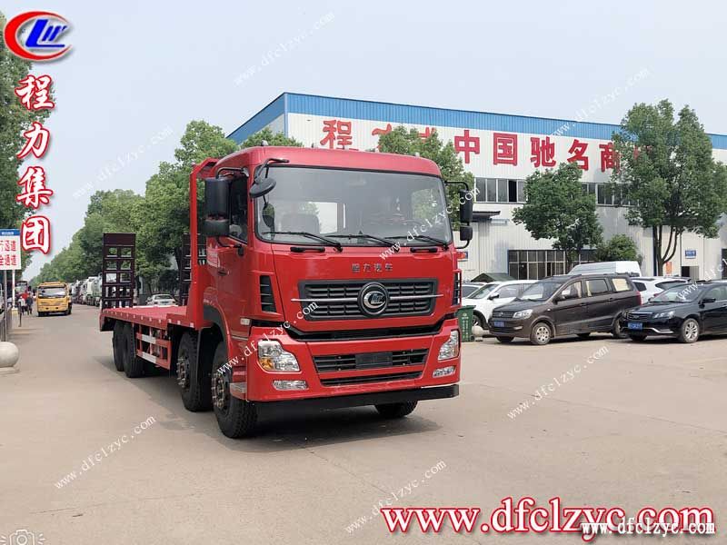 程力牌前四后八平板車出廠